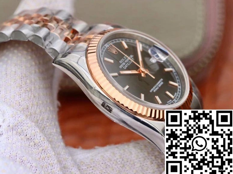 36MM AR Rolex Dial Black Datejust 126231 Factory 1006